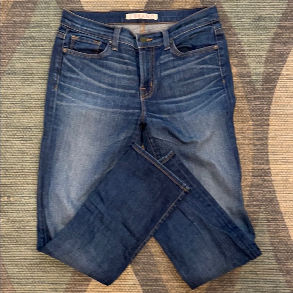 J Brand skinny cropped jeans